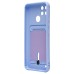 Чехол-накладка для Realme C21Y/C25Y (светло-фиолетовый) - SC304 с картхолдером