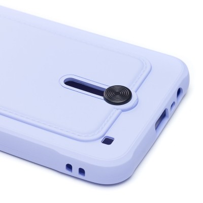 Чехол-накладка для Realme C21Y/C25Y (светло-фиолетовый) - SC304 с картхолдером