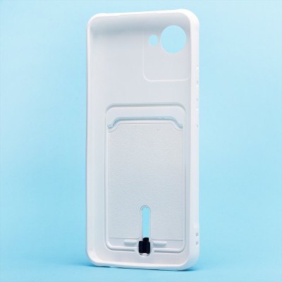 Чехол-накладка для Realme C30 (белый) - SC304 с картхолдером Чехол-накладка для Realme C30 (белый) - SC304 с картхолдером