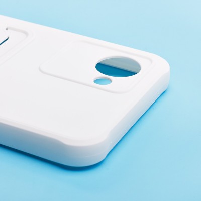 Чехол-накладка для Realme C30 (белый) - SC304 с картхолдером Чехол-накладка для Realme C30 (белый) - SC304 с картхолдером