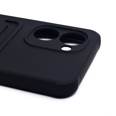 Чехол-накладка для Realme C33 (черный) - SC304 с картхолдером Чехол-накладка для Realme C33 (черный) - SC304 с картхолдером