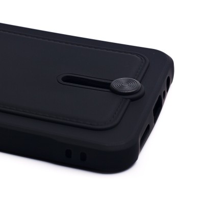 Чехол-накладка для Realme C33 (черный) - SC304 с картхолдером Чехол-накладка для Realme C33 (черный) - SC304 с картхолдером