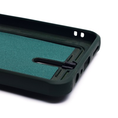 Чехол-накладка для Realme C33 (темно-зеленый) - SC304 с картхолдером Чехол-накладка для Realme C33 (темно-зеленый) - SC304 с картхолдером