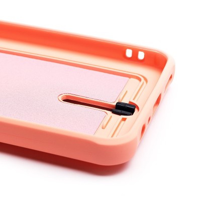 Чехол-накладка для Realme C33 (светло-розовый) - SC304 с картхолдером