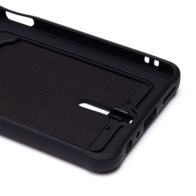 Чехол-накладка для Realme C55 (черный) - SC304 с картхолдером Чехол-накладка для Realme C55 (черный) - SC304 с картхолдером