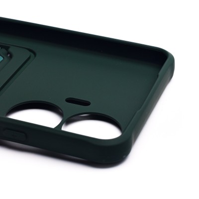 Чехол-накладка для Realme C55 (темно-зеленый) - SC304 с картхолдером Чехол-накладка для Realme C55 (темно-зеленый) - SC304 с картхолдером