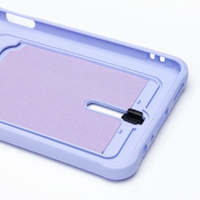 Чехол-накладка для Realme C55 (темно-фиолетовый) - SC304 с картхолдером