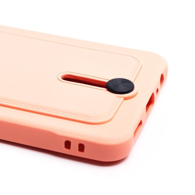 Чехол-накладка для Realme C55 (светло-розовый) - SC304 с картхолдером