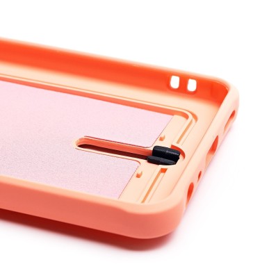 Чехол-накладка для Realme C55 (светло-розовый) - SC304 с картхолдером