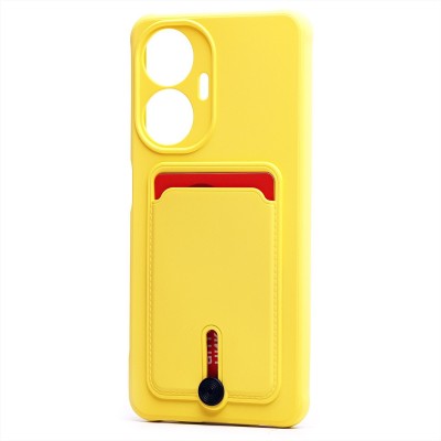 Чехол-накладка для Realme C55 (желтый) - SC304 с картхолдером Чехол-накладка для Realme C55 (желтый) - SC304 с картхолдером