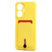 Чехол-накладка для Realme C55 (желтый) - SC304 с картхолдером Чехол-накладка для Realme C55 (желтый) - SC304 с картхолдером