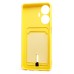 Чехол-накладка для Realme C55 (желтый) - SC304 с картхолдером Чехол-накладка для Realme C55 (желтый) - SC304 с картхолдером
