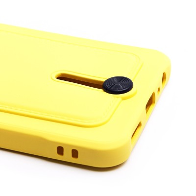Чехол-накладка для Realme C55 (желтый) - SC304 с картхолдером Чехол-накладка для Realme C55 (желтый) - SC304 с картхолдером