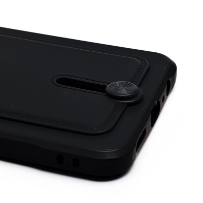 Чехол-накладка для Realme C61 4G Global (черный) - SC304 с картхолдером