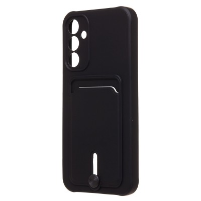 Чехол-накладка для Samsung Galaxy A15 5G (черный) - SC304 с картхолдером