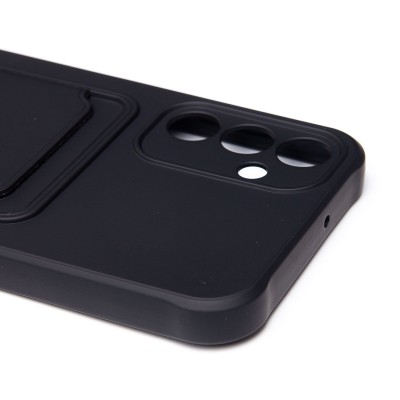 Чехол-накладка для Samsung Galaxy A15 5G (черный) - SC304 с картхолдером