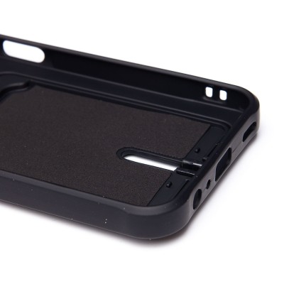 Чехол-накладка для Samsung Galaxy A15 5G (черный) - SC304 с картхолдером