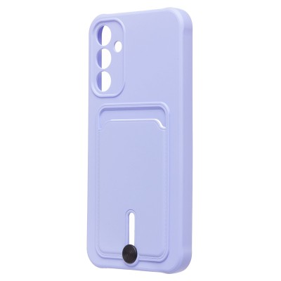 Чехол-накладка для Samsung Galaxy A15 5G (светло-фиолетовый) - SC304 с картхолдером