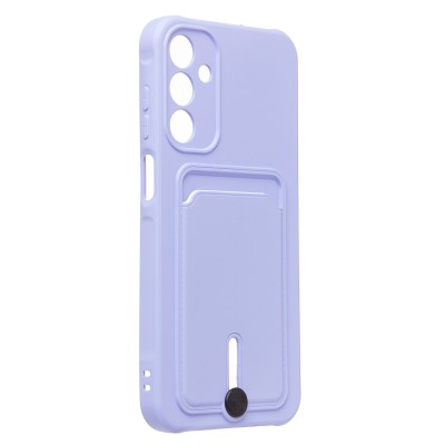 Чехол-накладка для Samsung Galaxy A15 5G (светло-фиолетовый) - SC304 с картхолдером