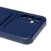 Чехол-накладка для Samsung Galaxy A15 (темно-синий) - SC304 с картхолдером