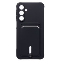 Чехол-накладка для Samsung Galaxy A16 5G (черный) - SC304 с картхолдером