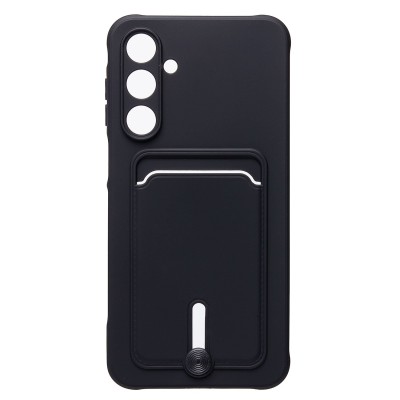 Чехол-накладка для Samsung Galaxy A16 5G (черный) - SC304 с картхолдером
