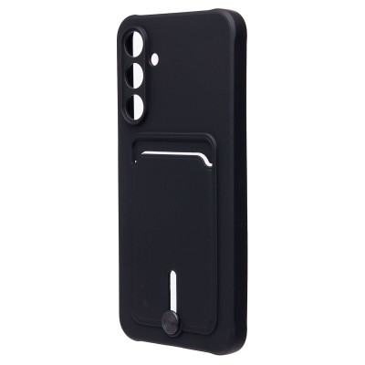 Чехол-накладка для Samsung Galaxy A16 5G (черный) - SC304 с картхолдером