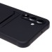 Чехол-накладка для Samsung Galaxy A16 5G (черный) - SC304 с картхолдером