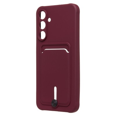 Чехол-накладка для Samsung Galaxy A16 5G (бордовый) - SC304 с картхолдером Чехол-накладка для Samsung Galaxy A16 5G (бордовый) - SC304 с картхолдером