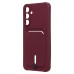 Чехол-накладка для Samsung Galaxy A16 5G (бордовый) - SC304 с картхолдером Чехол-накладка для Samsung Galaxy A16 5G (бордовый) - SC304 с картхолдером