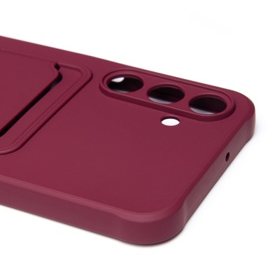 Чехол-накладка для Samsung Galaxy A16 5G (бордовый) - SC304 с картхолдером Чехол-накладка для Samsung Galaxy A16 5G (бордовый) - SC304 с картхолдером