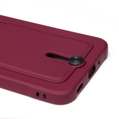 Чехол-накладка для Samsung Galaxy A16 5G (бордовый) - SC304 с картхолдером Чехол-накладка для Samsung Galaxy A16 5G (бордовый) - SC304 с картхолдером