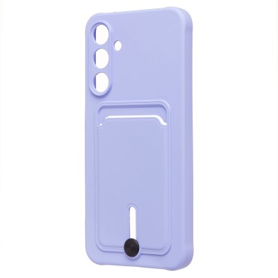 Чехол-накладка для Samsung Galaxy A16 5G (светло-фиолетовый) - SC304 с картхолдером