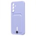 Чехол-накладка для Samsung Galaxy A16 5G (светло-фиолетовый) - SC304 с картхолдером