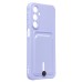Чехол-накладка для Samsung Galaxy A16 5G (светло-фиолетовый) - SC304 с картхолдером