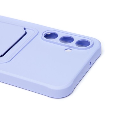 Чехол-накладка для Samsung Galaxy A16 5G (светло-фиолетовый) - SC304 с картхолдером