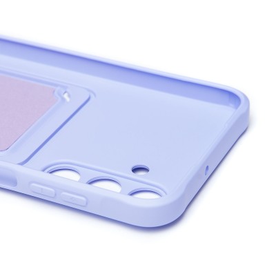 Чехол-накладка для Samsung Galaxy A16 5G (светло-фиолетовый) - SC304 с картхолдером