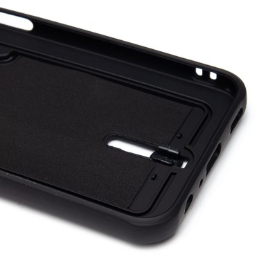 Чехол-накладка для Samsung Galaxy A24 4G (черный) - SC304 с картхолдером