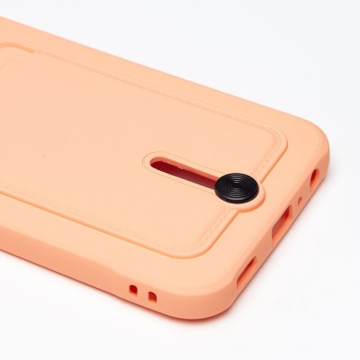 Чехол-накладка для Samsung Galaxy A24 4G (светло-розовый) - SC304 с картхолдером