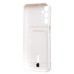 Чехол-накладка для Samsung Galaxy A24 4G (белый) - SC304 с картхолдером