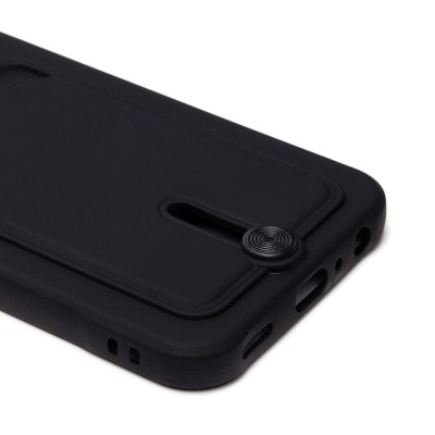 Чехол-накладка для Samsung Galaxy A25 5G (черный) - SC304 с картхолдером