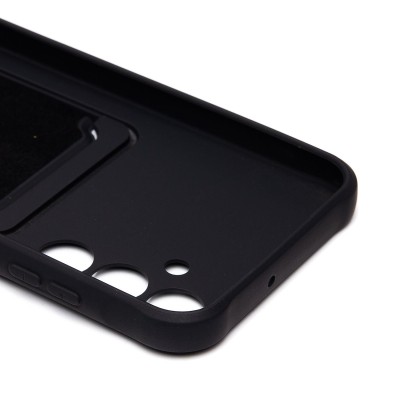 Чехол-накладка для Samsung Galaxy A25 5G (черный) - SC304 с картхолдером