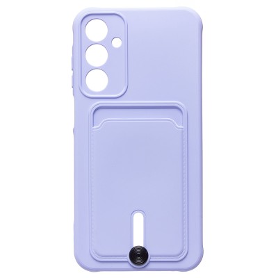 Чехол-накладка для Samsung Galaxy A25 5G (светло-фиолетовый) - SC304 с картхолдером