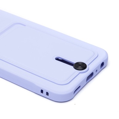 Чехол-накладка для Samsung Galaxy A25 5G (светло-фиолетовый) - SC304 с картхолдером