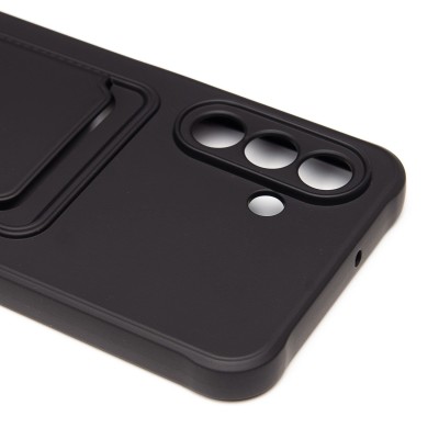 Чехол-накладка для Samsung Galaxy A26 5G (черный) - SC304 с картхолдером