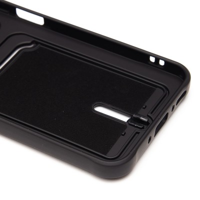 Чехол-накладка для Samsung Galaxy A26 5G (черный) - SC304 с картхолдером