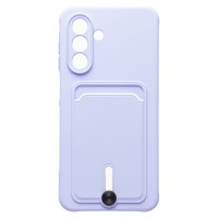 Чехол-накладка для Samsung Galaxy A26 5G (светло-фиолетовый) - SC304 с картхолдером