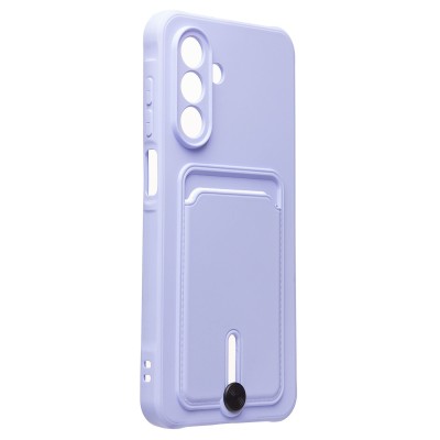 Чехол-накладка для Samsung Galaxy A26 5G (светло-фиолетовый) - SC304 с картхолдером