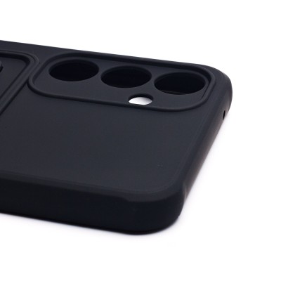 Чехол-накладка для Samsung Galaxy A35 (черный) - SC304 с картхолдером