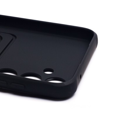 Чехол-накладка для Samsung Galaxy A35 (черный) - SC304 с картхолдером